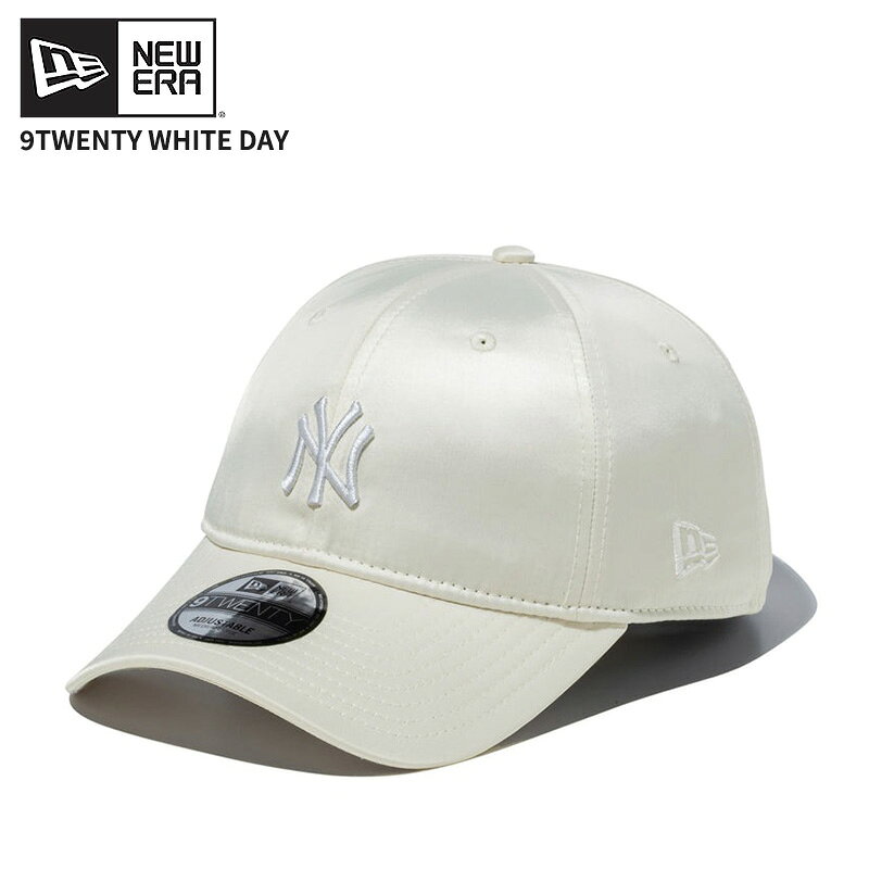 Rakuten - ニューエラ メンズ キャップ 帽子 レディース NEW ERA 9TWENTY White Day ニューヨーク・ヤンキース クローム サテン生地 14908286
