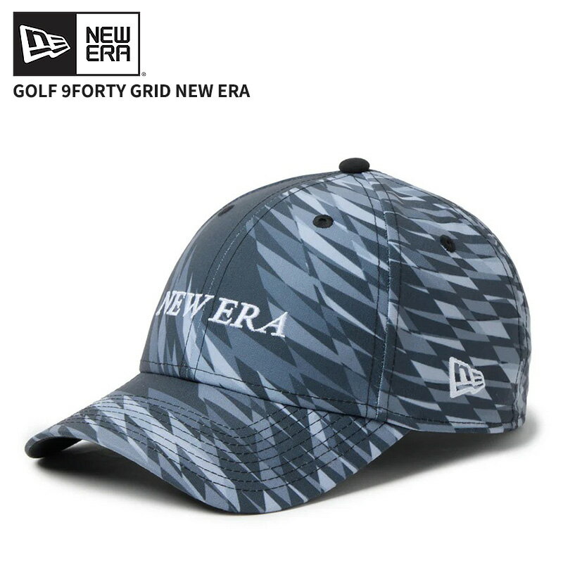 Rakuten - ニューエラ メンズ ゴルフキャップ ゴルフウェア レディース NEW ERA 9FORTY グリッド NEW ERA ブラック ゴルフ 帽子 14747247