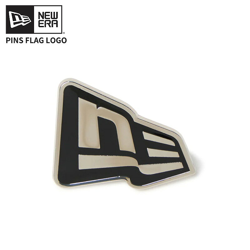Rakuten - ニューエラ フラッグロゴ ピンバッジ NEW ERA キャップアクセサリー ピンズ Flagロゴ シルバー/ブラック 14751655 ネコポス送料無料
