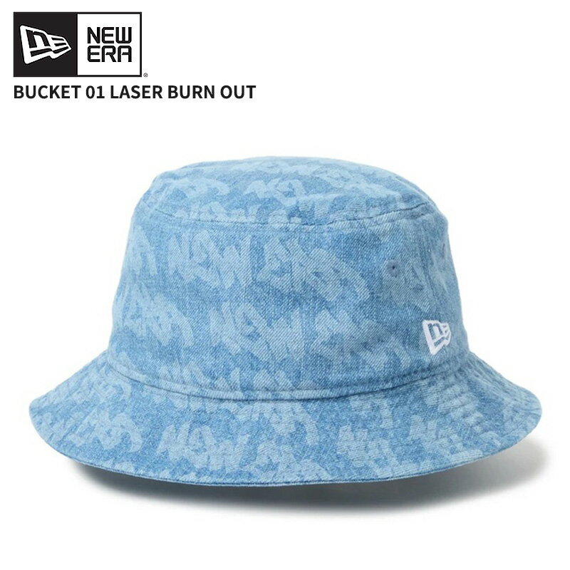 Rakuten - ニューエラ メンズ バケットハット バケハ レディース NEW ERA バケット01 Laser Burn Out ウォッシュドデニム 帽子 ハット 14744779