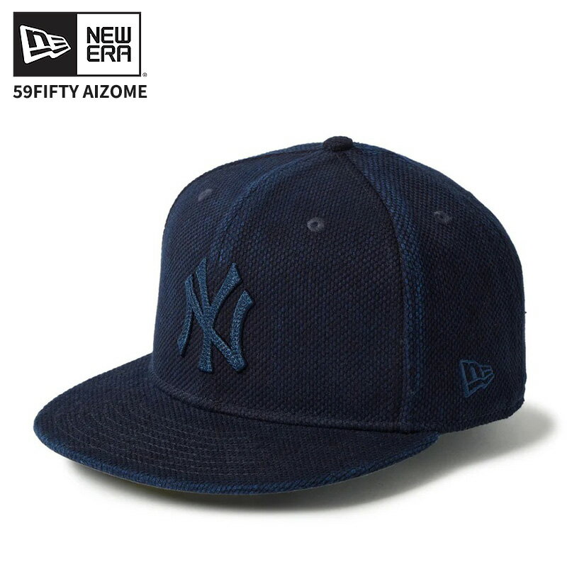 Rakuten - ニューエラ メンズ キャップ レディース 帽子 NEW ERA 59FIFTY ニューヨーク・ヤンキース Aizome 藍染め インディゴブルー 14745159