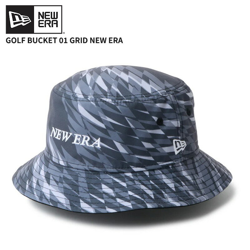 Rakuten - ニューエラ ゴルフ バケットハット バケハ レディース 帽子 NEW ERA バケット01 グリッド NEW ERA ブラック 14747182 男女兼用