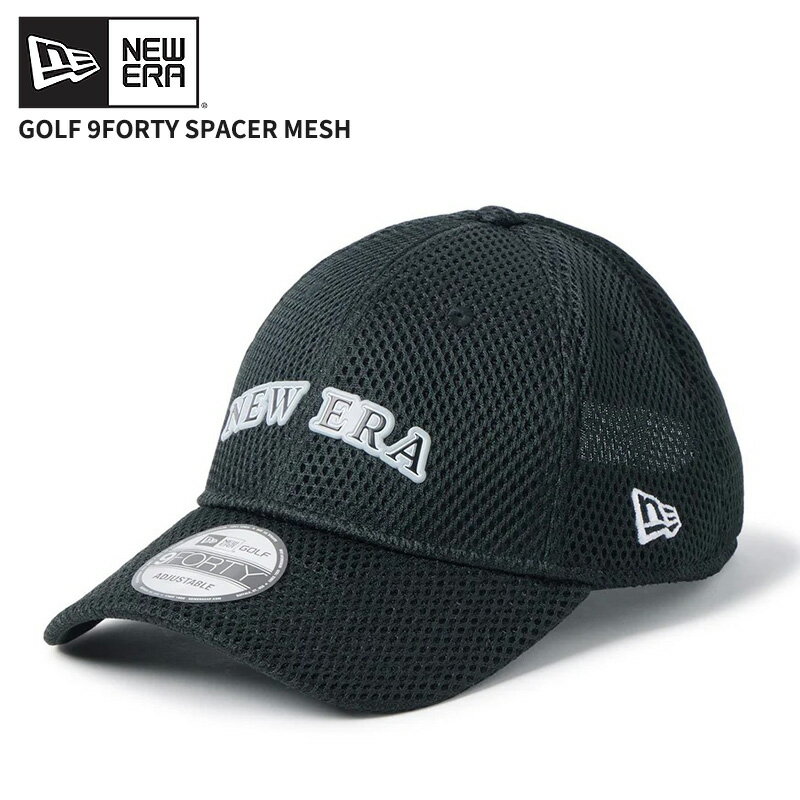 Rakuten - ニューエラ メンズ ゴルフキャップ 帽子 レディース NEW ERA 9FORTY Spacer Mesh スペーサーメッシュ ブラック14747233