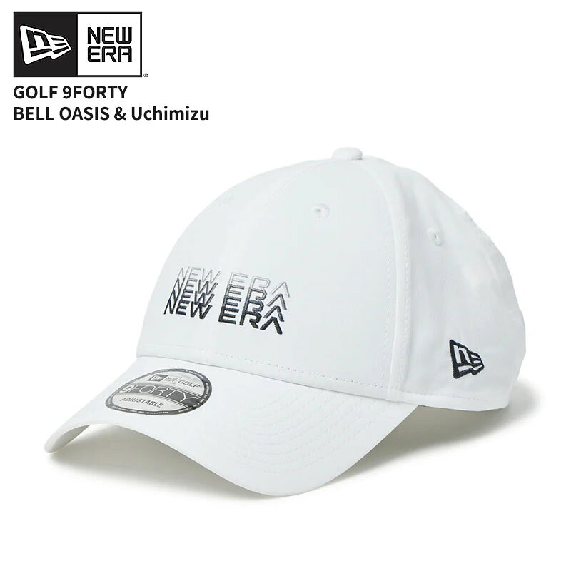 Rakuten - ニューエラ メンズ 冷感 ゴルフキャップ 帽子 レディース NEW ERA 9FORTY BELL OASIS & Uchimizu ホワイト 吸湿放湿 14747248