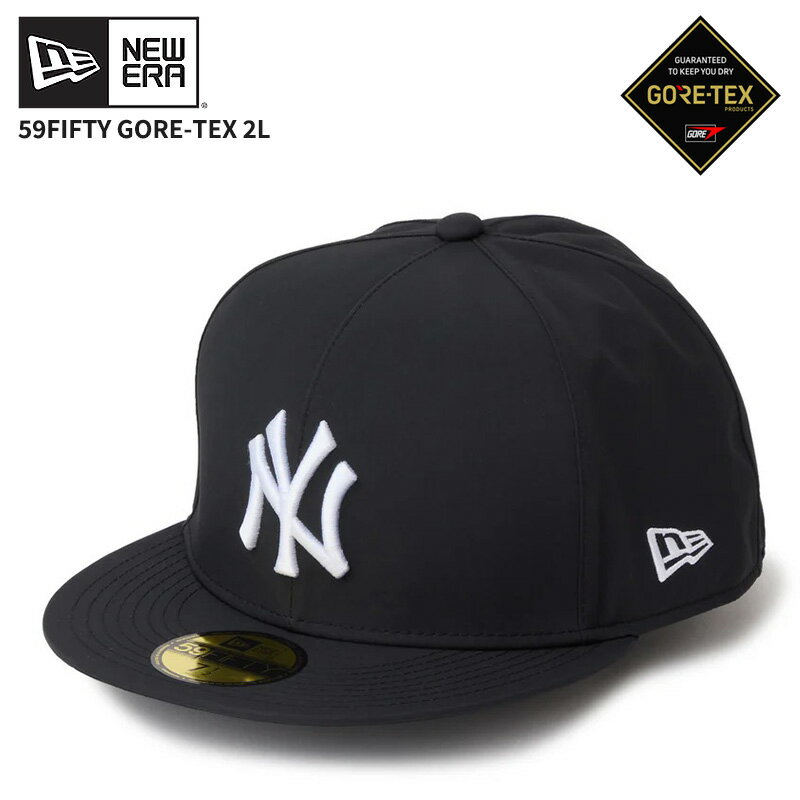 Rakuten - ニューエラ メンズ キャップ ゴアテックス 帽子 NEW ERA 59FIFTY GORE-TEX 2L ニューヨーク・ヤンキース ブラック 帽子 アメカジ ストリート 14774432