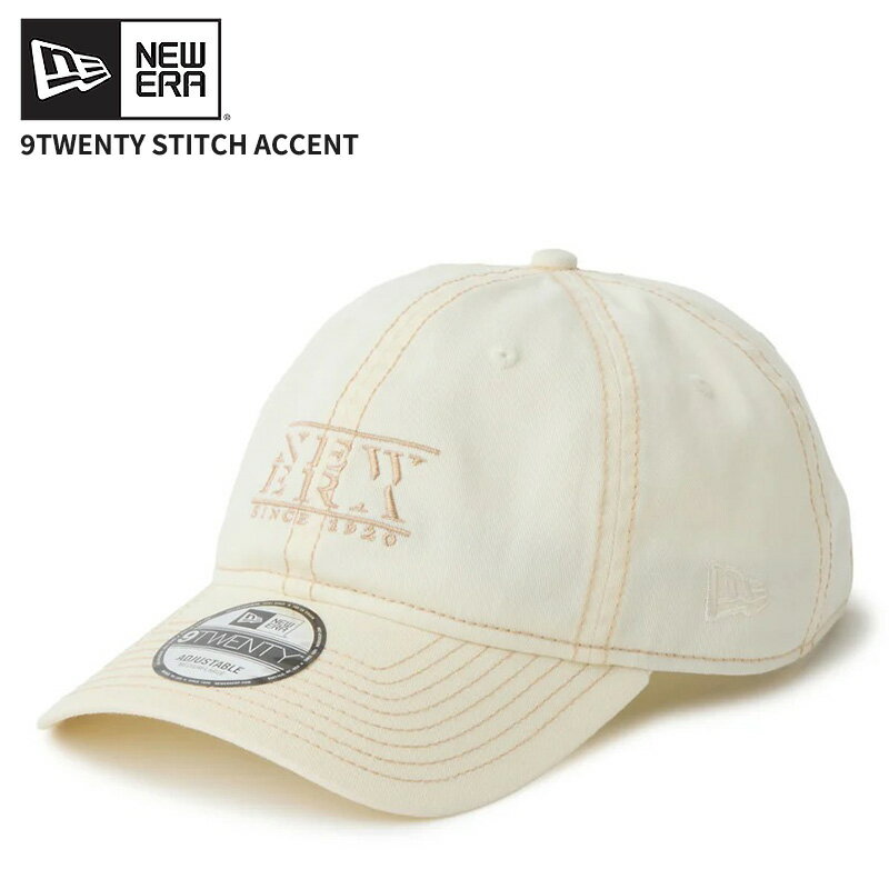 Rakuten - ニューエラ メンズ ウォッシュ加工 キャップ レディース 帽子 NEW ERA 9TWENTY Stitch Accent クロームホワイト 14745005
