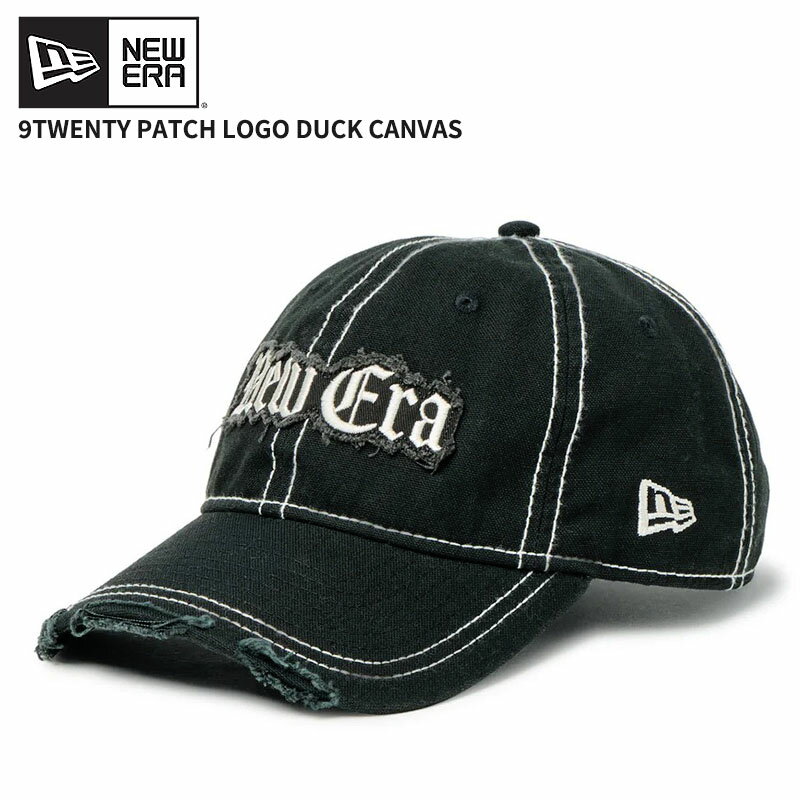 Rakuten - ニューエラ メンズ キャップ 帽子 レディース NEW ERA 9TWENTY Patch Logo Duck Canvas ブラック cap 14745109