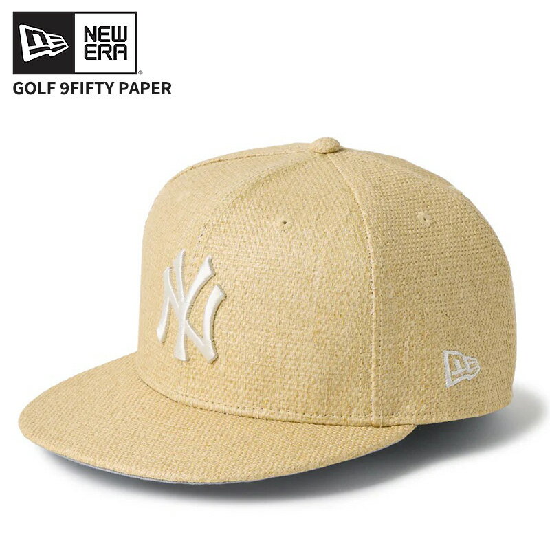 Rakuten - ニューエラ キャップ ゴルフ 帽子 NEW ERA 9FIFTY Paper ニューヨーク・ヤンキース ナチュラル 帽子 男女兼用 ペーパーキャップ 14747210