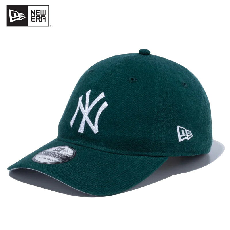 ニューエラ キャップ NEW ERA 9TWENTY MLB Chain Stitch チェーンステッチ ニューヨーク・ヤンキース Dark Green 帽子 13328440