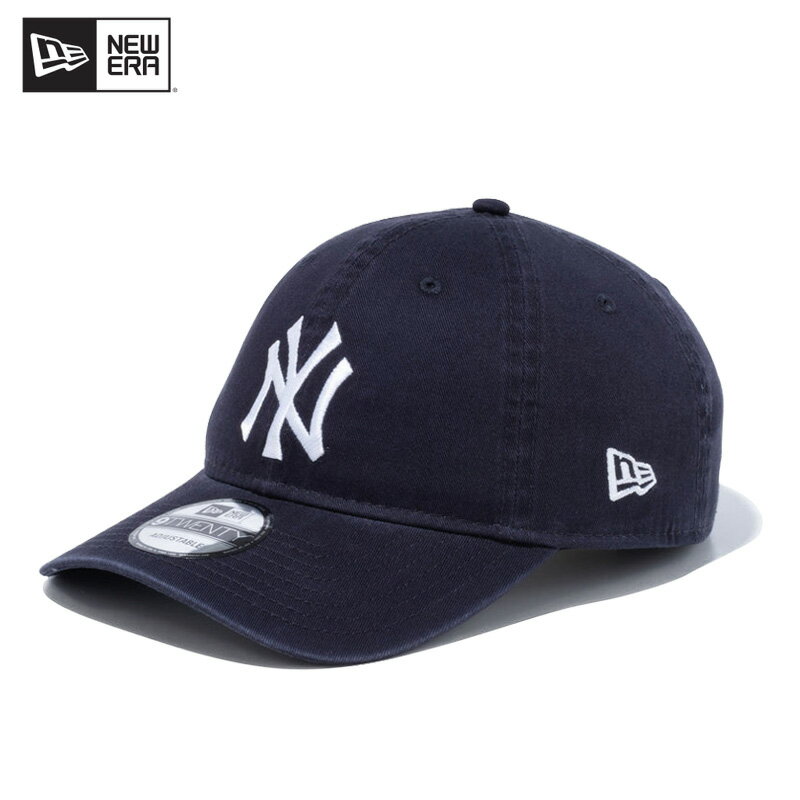 ニューエラ キャップ NEW ERA 9TWENTY クロスストラップ ウォッシュドコットン ニューヨーク・ヤンキース Navy 帽子 男性 13562176