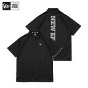 ＼お買い物マラソン／ニューエラ NEW ERA 半袖 鹿の子 ポロシャツ Dot Black ゴルフ 半袖 男性 [AA]