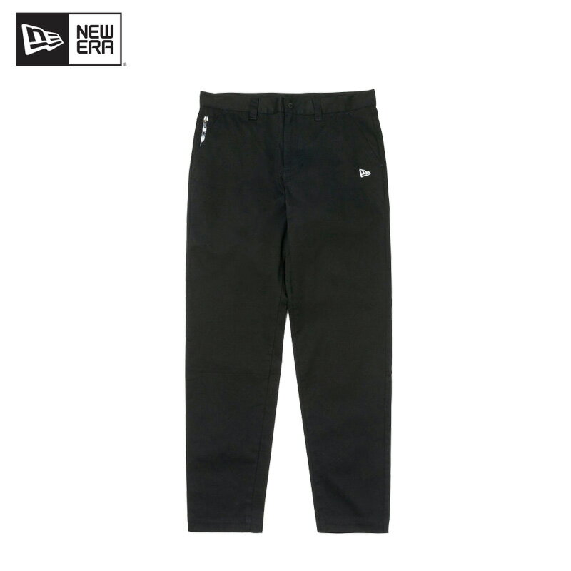 【お買い物マラソンセール】10/17 9:59までポイント5-10倍 ニューエラ NEW ERA テーパード ストレッチパンツ Black ゴルフ ボトムス パンツ 男性