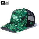 ニューエラ キャップ NEW ERA WOMEN'S 9FORTY A-Frame トラッカー ロングバイザー Botanical Black ゴルフ 帽子 女...