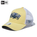 ニューエラ ニューエラ NEW ERA WOMEN'S 9FORTY A-Frame トラッカー ロングバイザー Los Angels Dodgers Yellow ゴルフ キャップ 帽子 女性 レディース [BB]