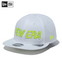 ＼お買い物マラソン／ニュー エラ NEW ERA 9FIFTY Original Fit Stretch Cotton Washable ストレッチコットン ウォッシャブル ボールロゴ White ゴルフ キャップ 帽子 [BB]