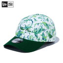 ＼お買い物マラソン／ニュー エラ NEW ERA 9THIRTY Botanical スクリプトロゴ WhitePaisley DarkGreen ゴルフ キャップ 帽子 [BB]