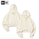 ニューエラ NEW ERA WOMEN'S 裏毛 スウェット ショート丈 プルオーバーフーディー Maika Yamamoto 山本舞香 Off White レ...