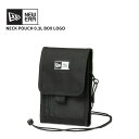 ニューエラ NEW ERA ネックポーチ 0.3L ボックスロゴ ブラック ショルダーバッグ スマホポーチ 13552469 ネコポス送料無料
