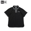 ニューエラ ゴルフ 半袖Tシャツ NEW ERA Women's 半袖 ポロシャツ Line ブラック 半袖カットソー ゴルフ トップス レディース 14108...