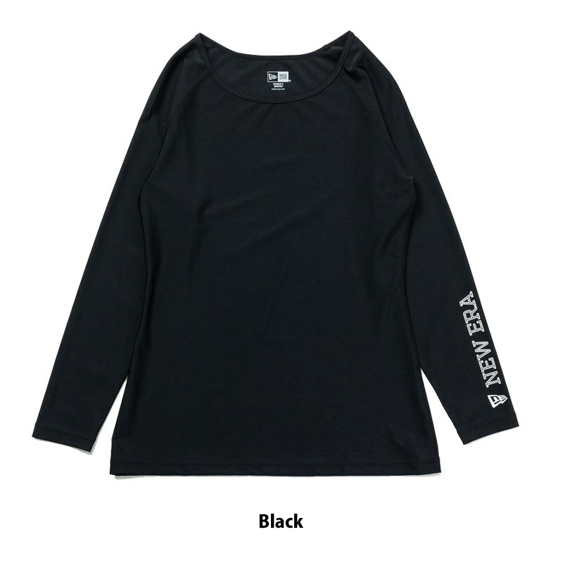 ニューエラ Tシャツ NEW ERA Womens アンダーシャツ ブラック ゴルフ トップス レディース 14109003
