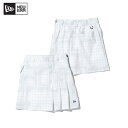 ニューエラ NEW ERA Women's アシンメトリー プリーツスカート Bandana バンダナ ホワイト ゴルフ ボトムス レディース ニューエラ 14...