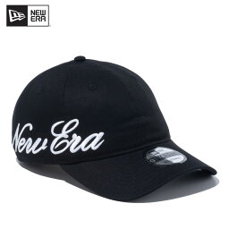 【店内P5倍以上】ニュー エラ NEW ERA 9TWENTY Essential エッセンシャル Script Logo スクリプトロゴブラック キャップ 帽子 [BB]