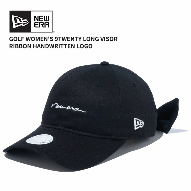 ڥP5ܰʾۥ˥塼  NEW ERA Women's 9TWENTY 󥰥Х Ribbon Handwritten Logo ֥å ǥ  å ˹ [BB]