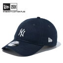 ニューエラ キャップ NEW ERA 9TWENTY Cotton Flax ニューヨーク・ヤンキース ダークネイビー 帽子 14109800