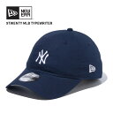 ニューエラ キャップ NEW ERA 9TWENTY MLB Typewriter タイプライター ニューヨーク・ヤンキース ネイビー 帽子 14109838