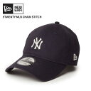 ニューエラ ユニセックス キャップ NEW ERA 9TWENTY MLB Chain Stitch ニューヨーク・ヤンキース ネイビー 帽子 14307621