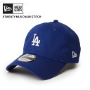 ニューエラ ユニセックス キャップ NEW ERA 9TWENTY MLB Chain Stitch ロサンゼルス・ドジャース ダークロイヤル 帽子 14307...