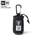 ニューエラ ゴルフ ボールケース NEW ERA ボールポーチ ボックスロゴ ブラック ゴルフ用品 14393715 ネコポス送料無料