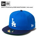 ニューエラ メンズ キャップ 帽子 NEW ERA 59FIFTY Powered by GORO NAKATSUGAWA(min-nano)ロサンゼルス・ドジ...