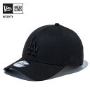 ニューエラ メンズ ベースボールキャップ MLB レディース NEW ERA 9FORTY ロサンゼルス・ドジャース ブラック × ブラック 帽子 145250...
