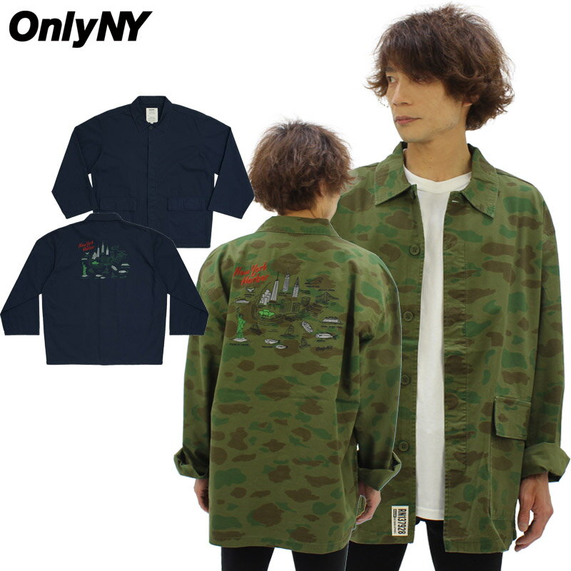 【セール中P5倍以上】オンリー ニューヨーク Only Ny NY Harbor Fatigue Jacket ジャケット アウター 男性 メンズ CC