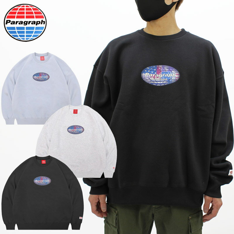 【セール中P5倍以上】パラグラフ paragraph MULTI BANDANA LOGO SWEAT NO.08-038 マルチ バンダナ ロゴ クルー スウェット トレーナー メンズ レディース カットソー AA