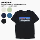 パタゴニア patagonia キッズ リジェネラティブ オーガニック サーティファイド コットン P-6ロゴ Tシャツ S/SL Kids Regenerative Organic Certified Cotton P 6 Logo T-shirt 子供 半袖 Tシャツ AA