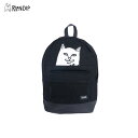 【店内P5倍以上】リップンディップ RIPNDIP Lord Nermal Corduroy Backpack Black リュック ディバッグ バックパック AA