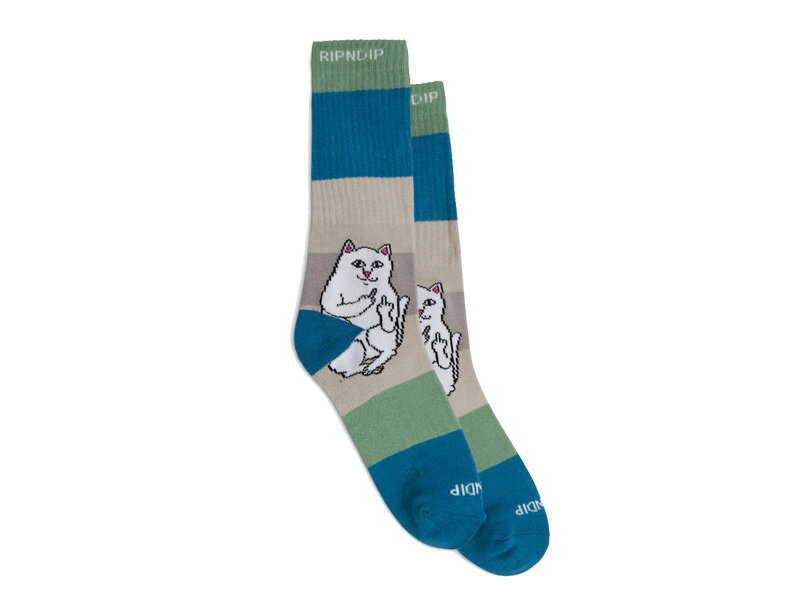 リップンディップ RIPNDIP Lord NermaL/Socks Pine Slate 靴下 クルー丈ソックス rnd9831 ネコポス送料無料