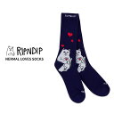 bvfBbv RIPNDIP NERMAL LOVES SOCKS NAVY C \bNX [] [AA-3]