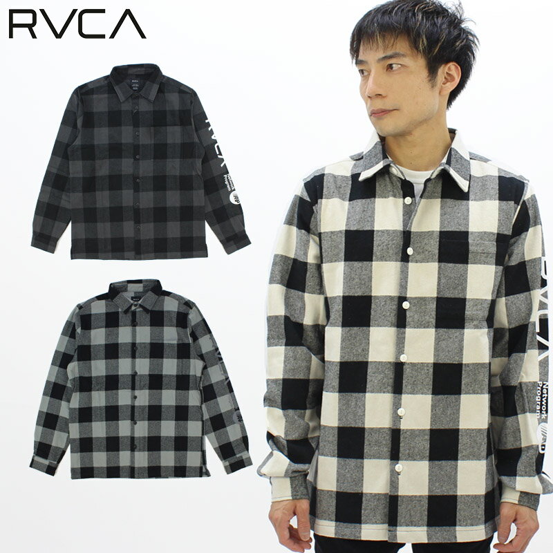 Rakuten - ルーカ RVCA RVCA メンズ RVCA SHIRT メンズ 長袖 ロングスリーブシャツ BC042-142 フランネルシャツ 男性