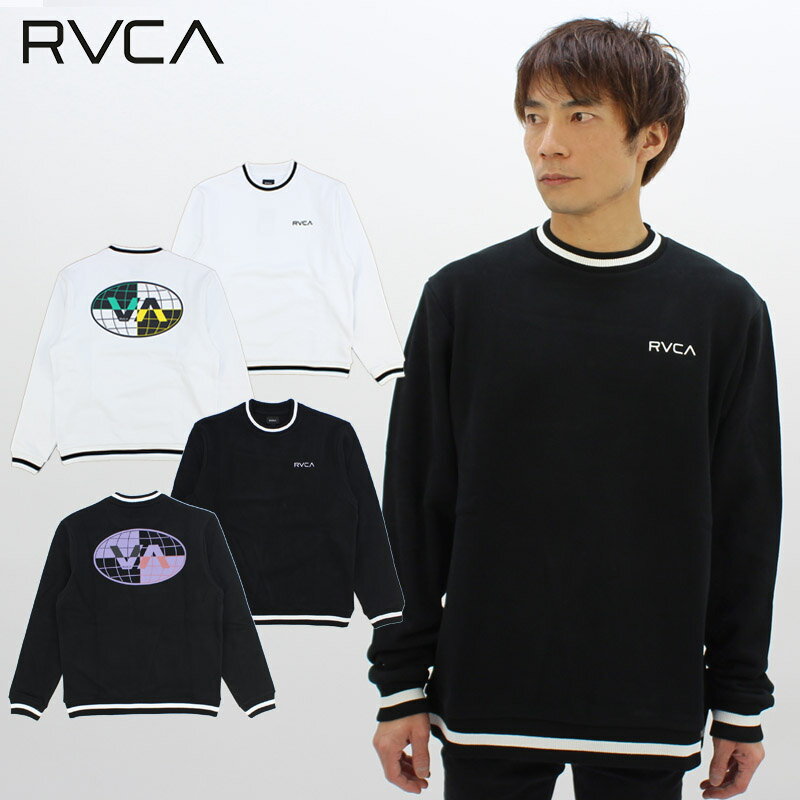 ルーカ RVCA GLOBAL INK CREWメンズ クルースウェット トレーナー BC042-157 スウェット 男性 [AA]