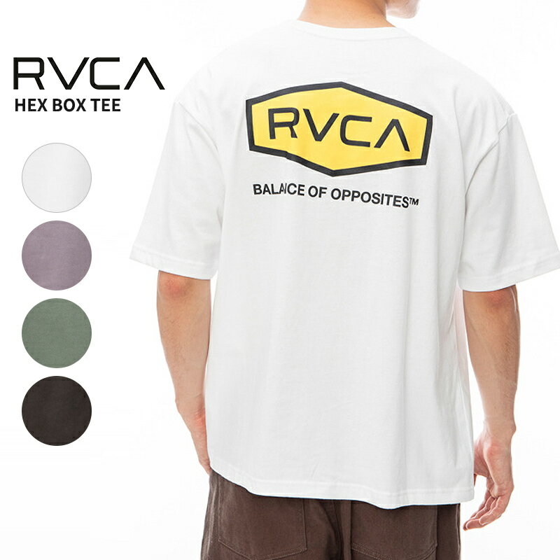 Rakuten - ルーカ 半袖Tシャツ RVCA HEX BOX TEE メンズ Tシャツ ショートスリーブ 男性 be041-225