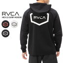 ルーカ RVCA HEX LS SURF HOODIE ラッシュガード フーディー ジップアップ 男性 be041-800