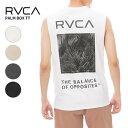 ルーカ メンズ タンクトップ ノースリーブ RVCA PALM BOX TT カットオフ カットソー トップス BF041356 ネコポス送料無料
