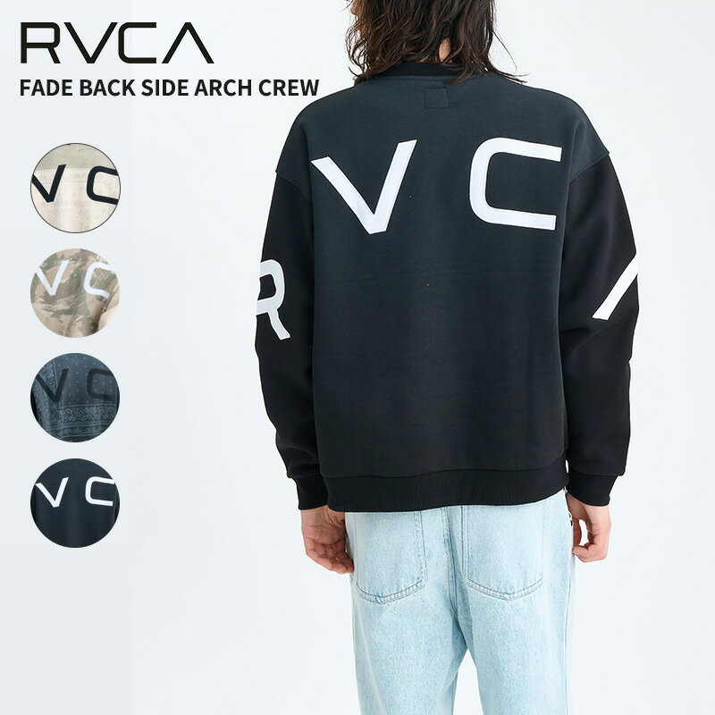 Rakuten - ルーカ メンズ スウェット RVCA FADE BACK SIDE ARCH RVCA トレーナー 秋冬 トップス 2025年秋冬モデル BF042001