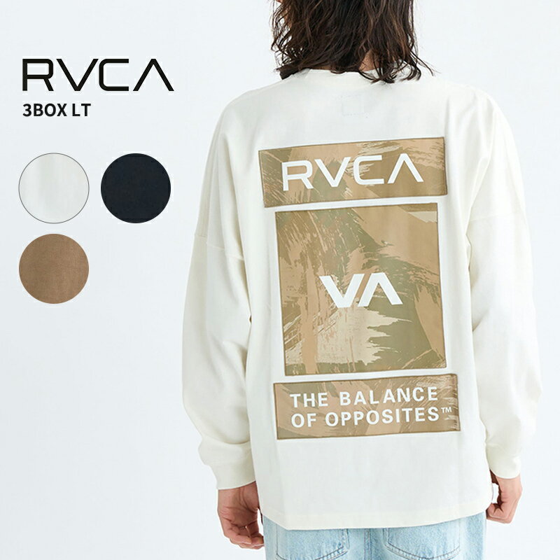 Rakuten - ルーカ メンズ 長袖Tシャツ RVCA 3BOX LT ロンT カットソー トップス BF042052