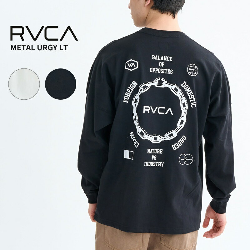 ルーカ メンズ 長袖Tシャツ RVCA METAL URGY LT ロンT カットソー トップス BF042053