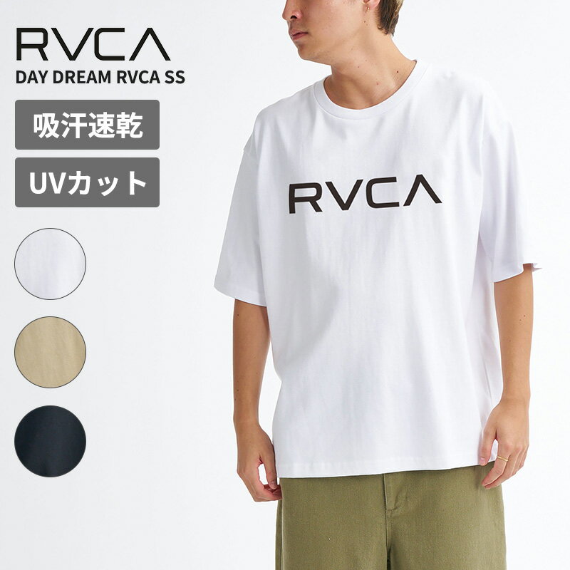 Rakuten - ルーカ メンズ 半袖Tシャツ ロゴT RVCA DAY DREAM RVCA SS Tシャツ 速乾 UVカット BG041206