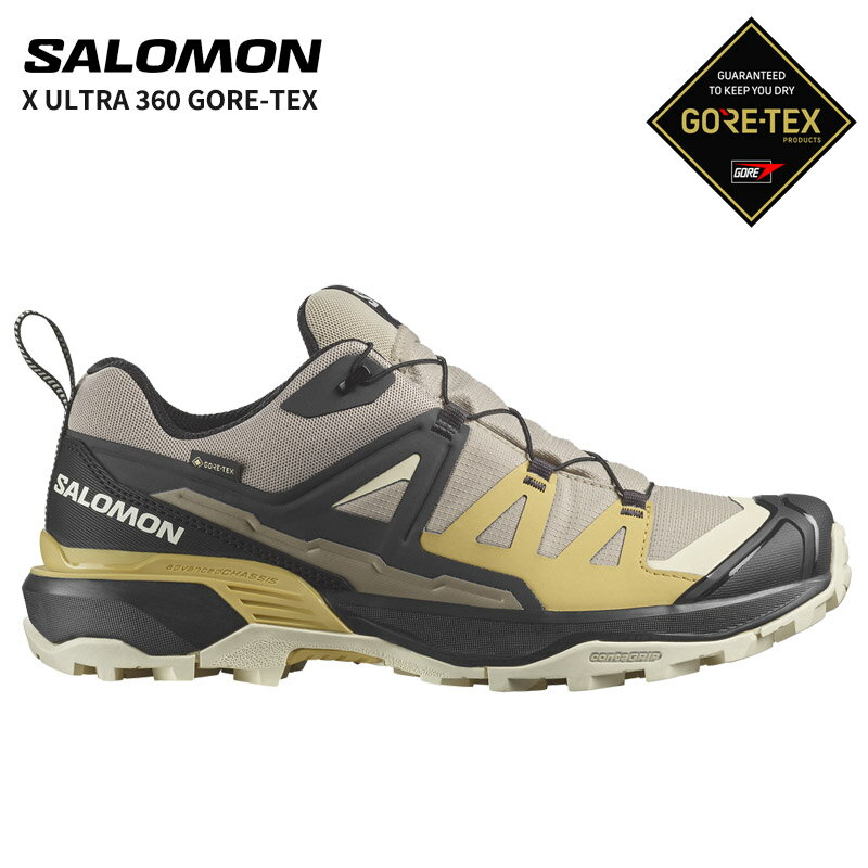 サロモン SALOMON X ULTRA 360 GORE-TEX Vintage Khaki / Black / Southern Moss メンズ 男性 ハイキングシューズ メンズ スニーカー 